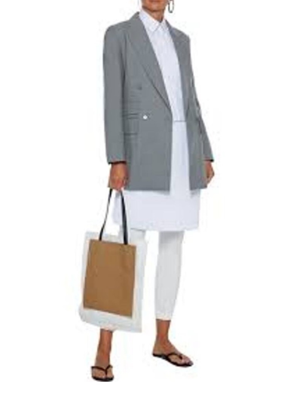 The Row Laviez Women's White Tailored Pants Size XS NWT
